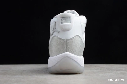 11 WHITE METALLIC SILVER - JORDAN RETRO 0719